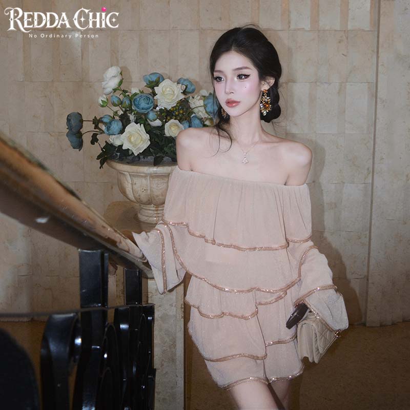 Blouse Off Shoulder - Ensemble jupe et haut court à