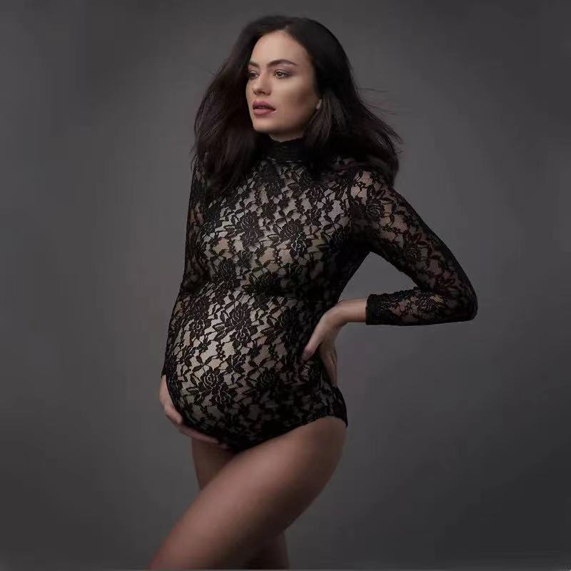 Romper Floral Print - Accessoires de photographie en dentelle, combinaison