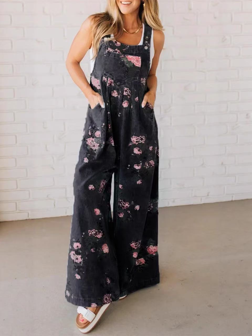 Salopette décontractée pour fe - Romper Floral Print avis et prix
