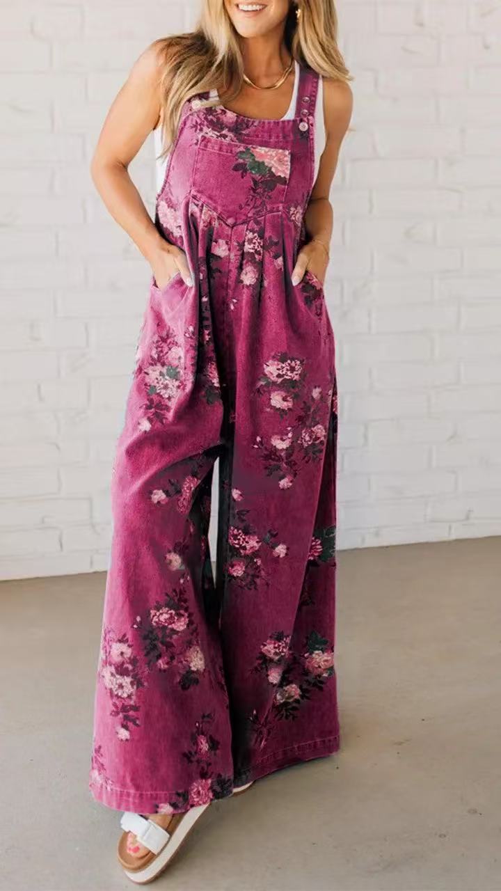 Salopette décontractée pour fe - Romper Floral Print avis et prix