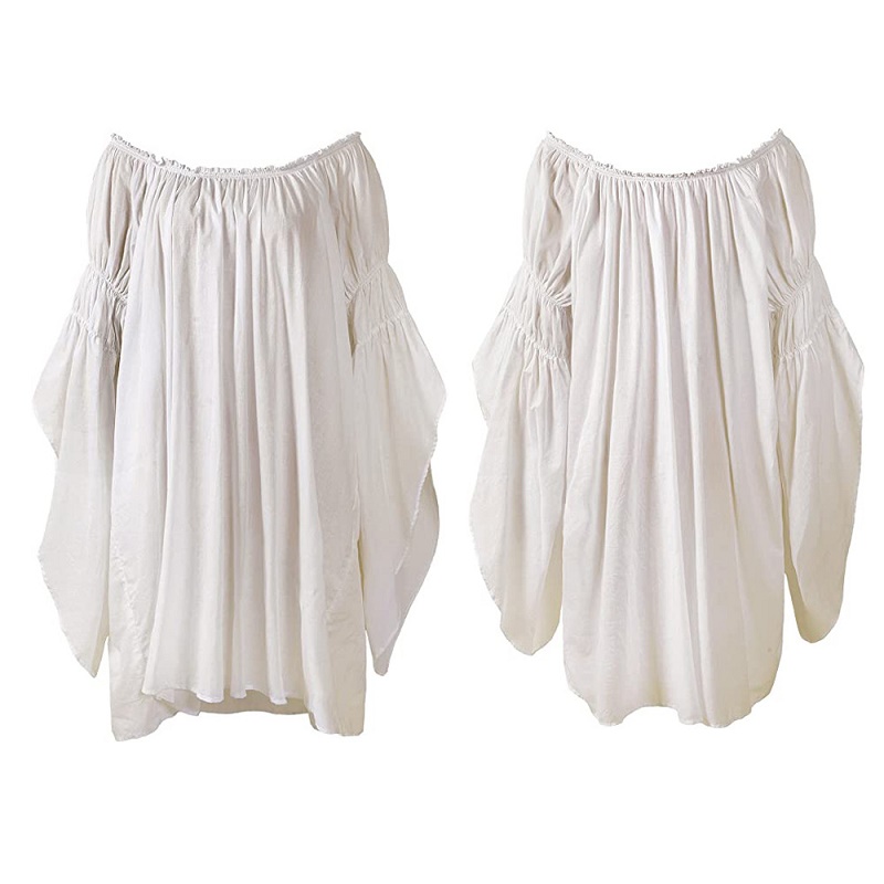 Blouse Vintage Médiévale Renai - Blouse Off Shoulder avis et prix