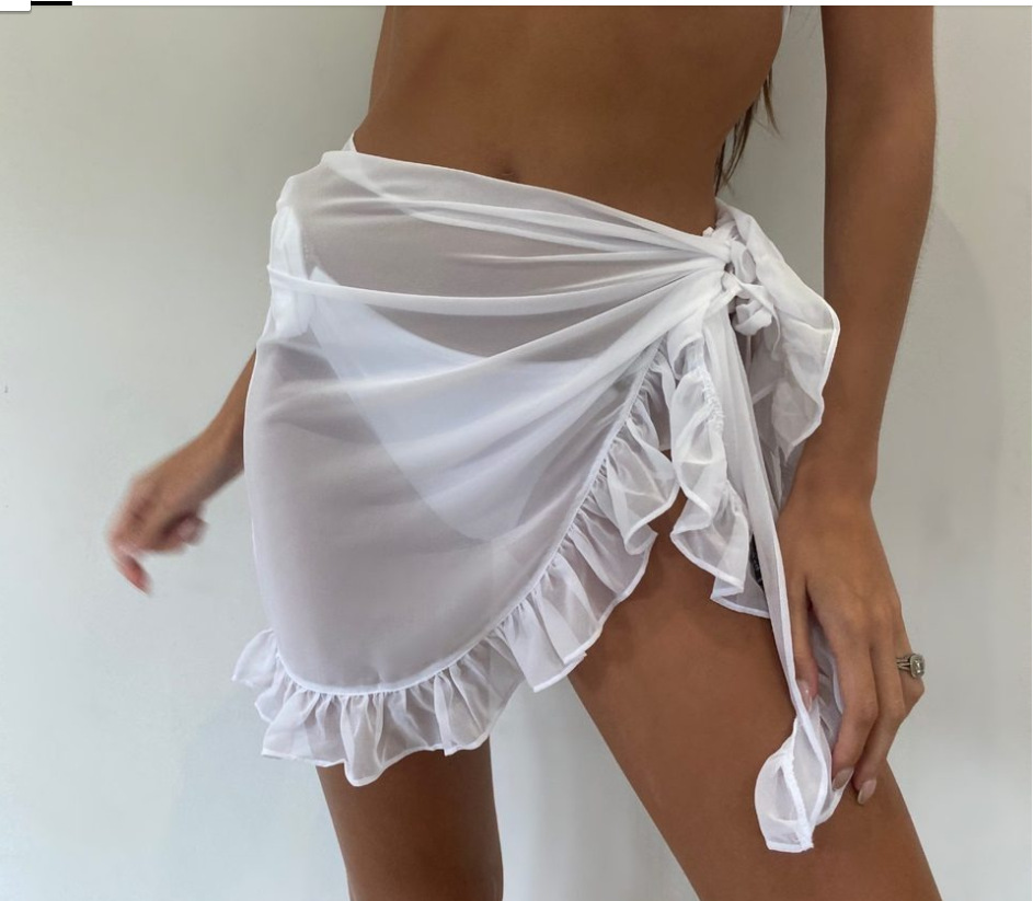 Jupe courte à volants pour fem - Cover Up Kaftan avis et prix