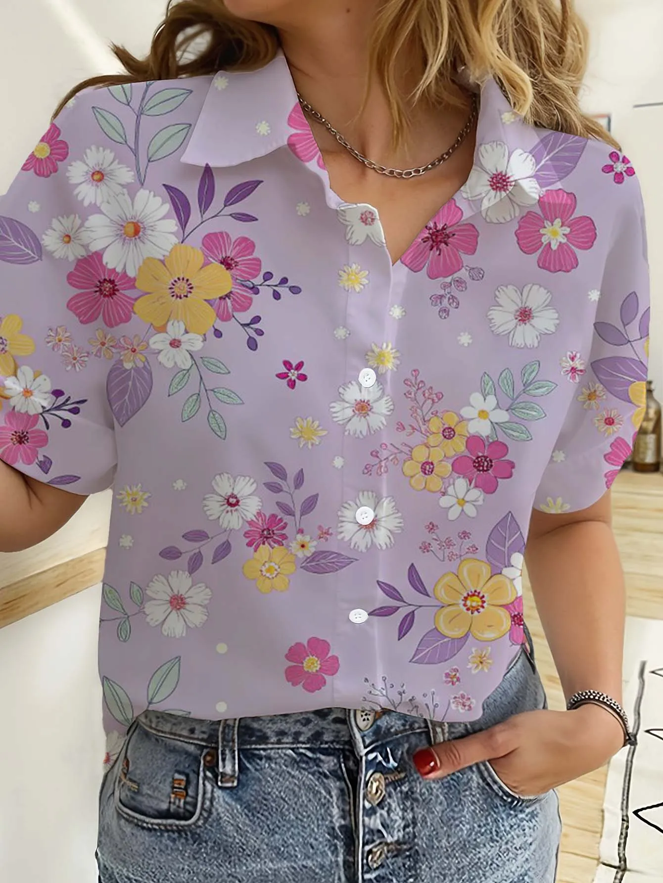 Chemises hawaïennes pour femme - Romper Floral Print avis et prix