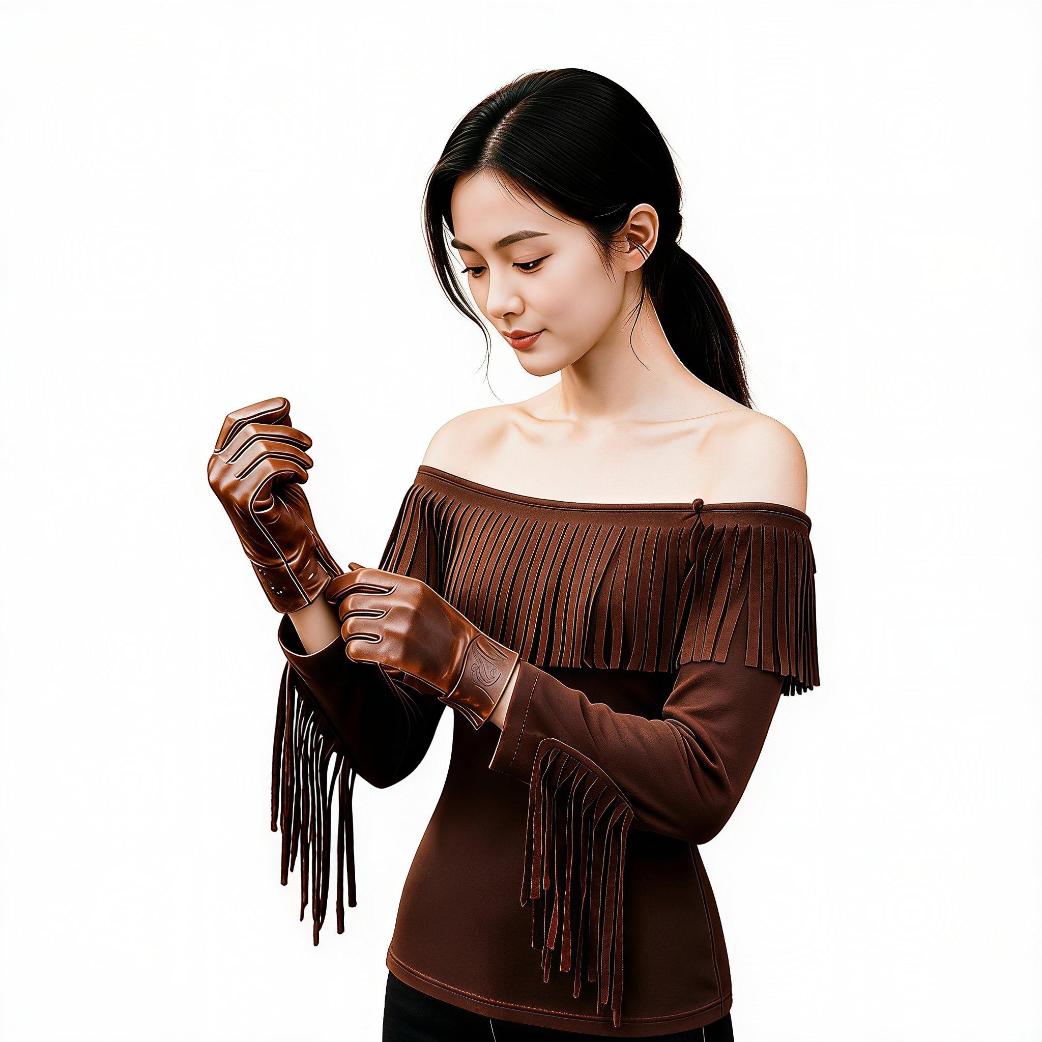 Robe de cowgirl western pour f - Blouse Off Shoulder avis et prix